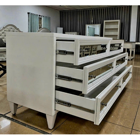 297191 - Concerto : Tủ 6 Ngăn Kéo Kết Hợp Kính - Ngang 1m83